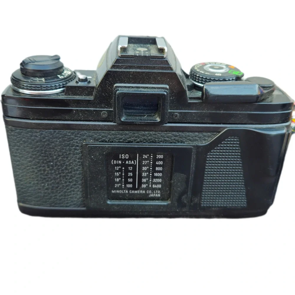 Minolta X-700 35mm SLR Film Camera Black MD 50mm f2 Lens Vintage MPS Bundle